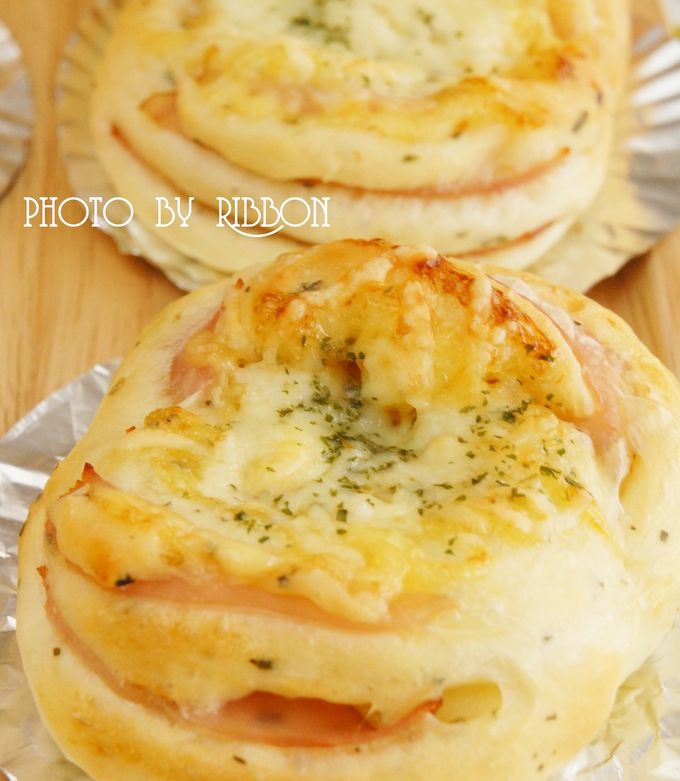 ☆ハムパン☆ by sweetりぼん 【クックパッド】 簡単おいしいみんなの