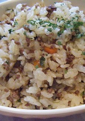 牛豚挽肉deカレー味の炒飯♪-レシピのメイン写真