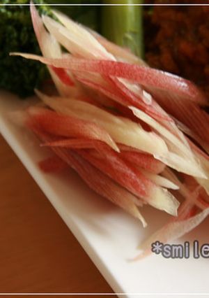 即席！みょうがの甘酢漬け-レシピのメイン写真