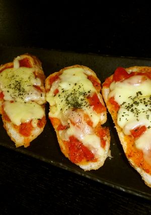 ☆簡単☆我が家の美味しいバケットの食べ方-レシピのメイン写真