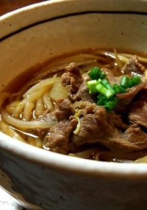 ラム肉うどん-レシピのメイン写真
