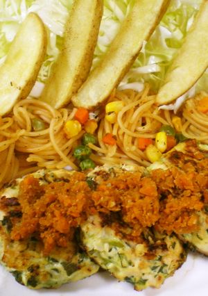 ヘルシー！満足！超あら挽き豆腐ハンバーグ-レシピのメイン写真