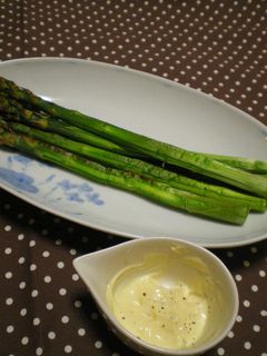 焼きアスパラのニンニクマヨディップ-レシピのメイン写真