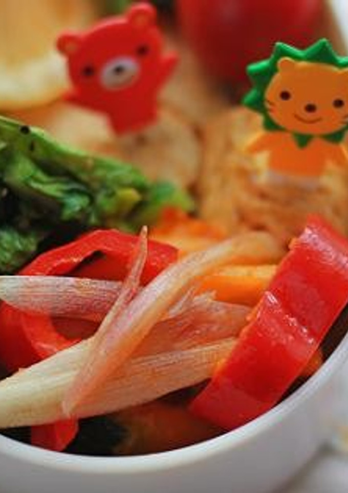 かぼちゃと赤ピーマンの焼き浸し 梅鰹風味-レシピのメイン写真