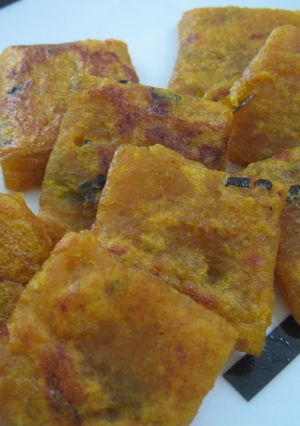 かぼちゃと豆腐の生せんべい風おやつ✿-レシピのメイン写真