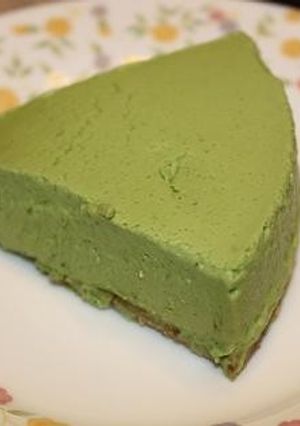 抹茶が香るレアチーズケーキ～♪-レシピのメイン写真