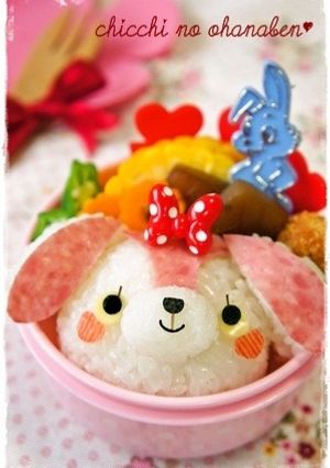 ＊キャラ弁＊　たれ耳うさちゃん♪-レシピのメイン写真