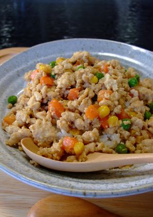 優しい味☆鶏と豆腐のそぼろご飯-レシピのメイン写真