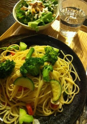 自然食＊グリーンパスタ【塩麹レシピ】-レシピのメイン写真