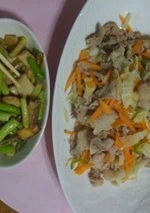 ヘルシー簡単野菜炒め-レシピのメイン写真