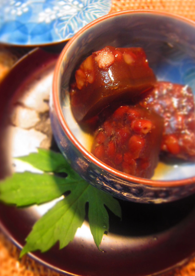 贅沢２種☆寒天と、黒蜜ようかん-レシピのメイン写真
