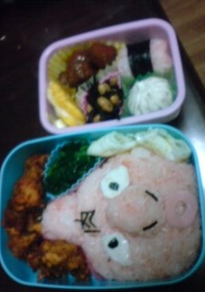 キャラ弁キン肉マン弁当-レシピのメイン写真