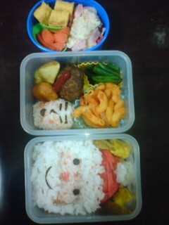 キャラ弁サンタクロース弁当-レシピのメイン写真