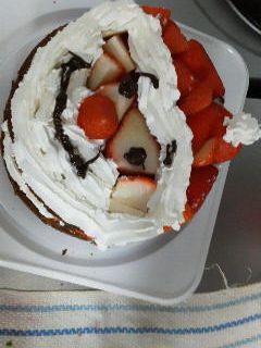 簡単サンタクロースケーキ-レシピのメイン写真