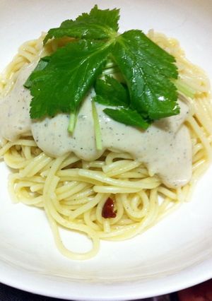 豆腐の胡麻クリームパスタ-レシピのメイン写真