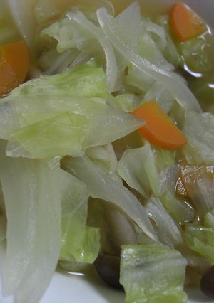 ガス代節約！時短で野菜スープ♪-レシピのメイン写真