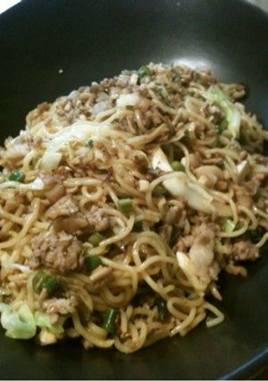 本格味そぼろシャキシャキ焼きそば-レシピのメイン写真