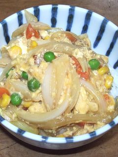 かんたん卵丼、親子丼(めんつゆ味)-レシピのメイン写真