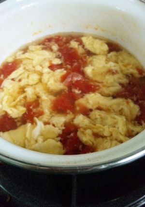 余ったトマト缶で☆トマト卵スープ-レシピのメイン写真