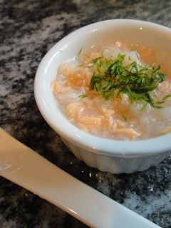 離乳食★【中期】シャケ粥♫青のりのせ-レシピのメイン写真