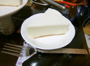レアチーズケーキ（男の手づくりスイーツ）-レシピのメイン写真