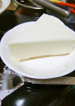レアチーズケーキ（男の手づくりスイーツ）-レシピのメイン写真