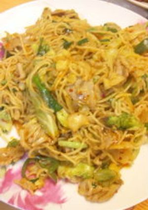 残ったキムチで♡簡単スタミナ焼きそば-レシピのメイン写真