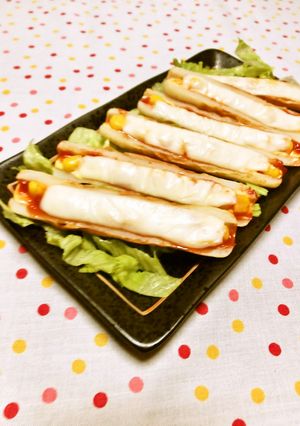 お弁当☆チーちくマヨケチャ焼き♪-レシピのメイン写真