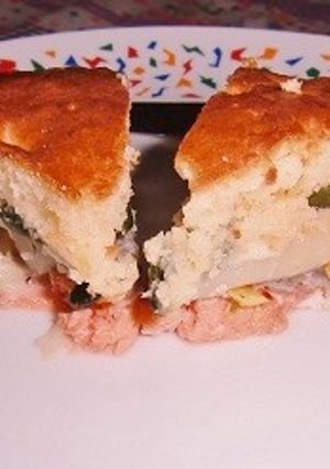 父の日ケーク・サレは、サーモンとアスパラ-レシピのメイン写真