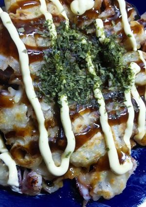 超簡単！イカ下足でお好み焼き風-レシピのメイン写真