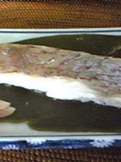 ぶきっちょさんの鯛の昆布蒸し-レシピのメイン写真