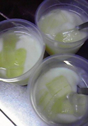 簡単☆朝食にアロエヨーグルト♪-レシピのメイン写真