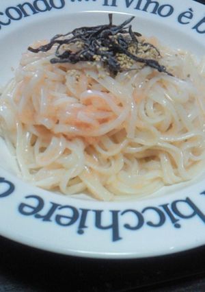 ちゅるちゅるめんたいうどん-レシピのメイン写真
