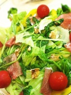ほうれん草と生ハムのイタリアンサラダ-レシピのメイン写真