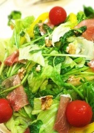 ほうれん草と生ハムのイタリアンサラダ-レシピのメイン写真