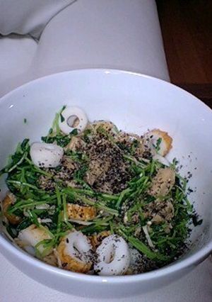 簡単!!豆苗とえのきと竹輪の和え物-レシピのメイン写真