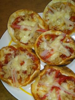 餃子の皮ピザ-レシピのメイン写真