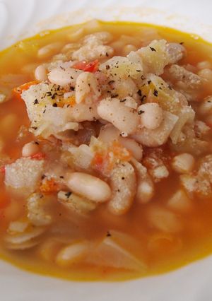 お豆と色々野菜の食べるスープ-レシピのメイン写真