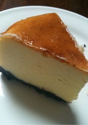 水切りヨーグルトでベイクドケーキ-レシピのメイン写真