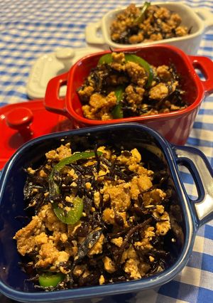 タンパク質が摂れるひじき煮-レシピのメイン写真