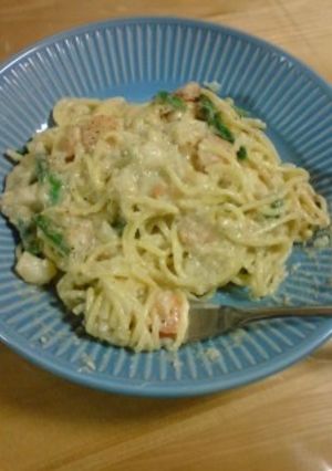 ホワイトソースでシーフードパスタ♪-レシピのメイン写真