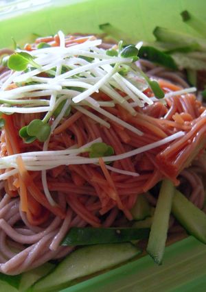 ルクエで簡単！茹で蕎麦の作り方-レシピのメイン写真