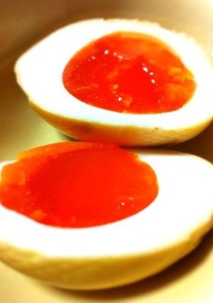 黄色の味付け卵(カレー味)-レシピのメイン写真