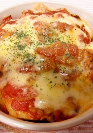 ジューシー★ナスと豚肉のトマトグラタン-レシピのメイン写真
