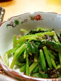 ほうれん草と海苔の中華おひたし-レシピのメイン写真