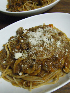 ドライハーブのミートソースパスタ-レシピのメイン写真