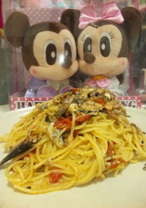 簡単★オイルサーディンでパスタ*´｀-レシピのメイン写真