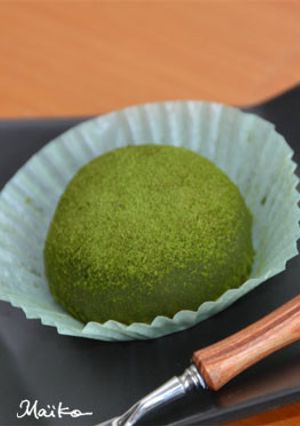 ふんわり♪もっちり♪抹茶生クリーム大福♪-レシピのメイン写真