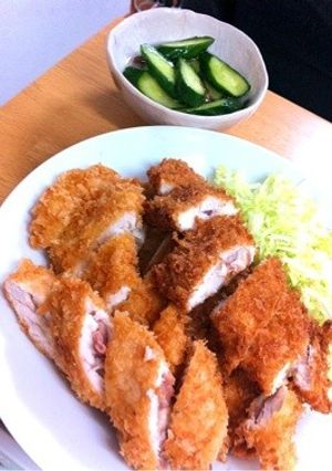 梅ささみチーズフライ-レシピのメイン写真