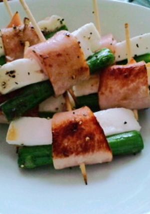 お弁当などにちょっとカワイイハム巻き☆-レシピのメイン写真
